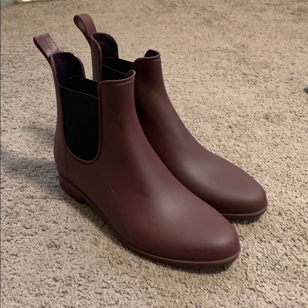 J.Crew matte Chelsea rain boots